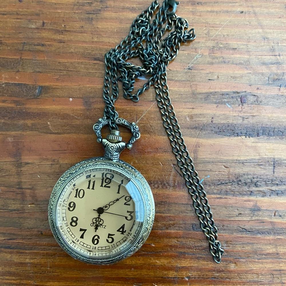 Unique Watch Pendant Necklace